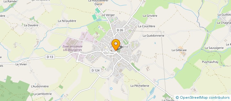 localisation de l'entreprise NADE  LE BOUPERE