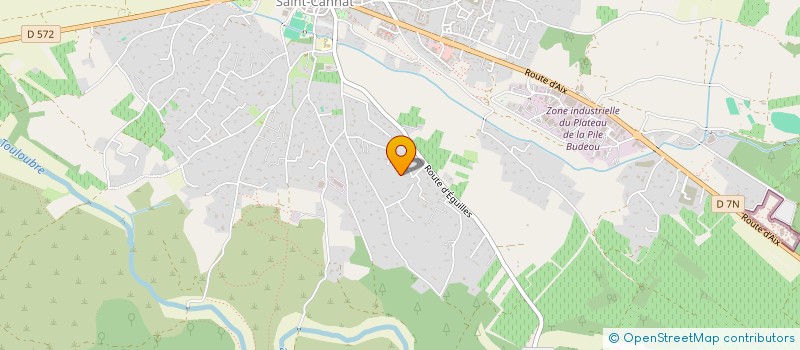 localisation de l'entreprise NADE  SAINT-CANNAT