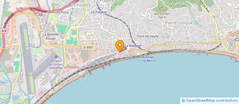 localisation de l'entreprise NADEA  CANNES