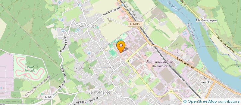 localisation de l'entreprise NADEFI à SAINT-MARCEL