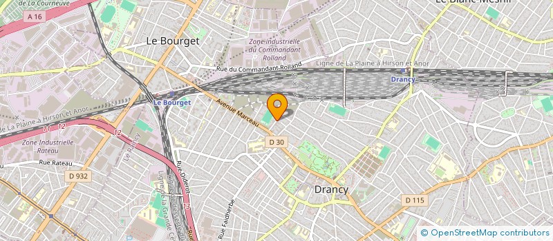localisation de l'entreprise NADEGE à DRANCY