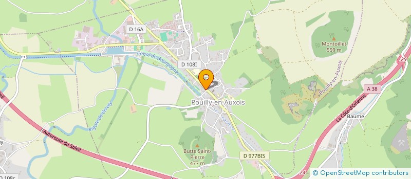 localisation de l'entreprise NADEGE  POUILLY-EN-AUXOIS