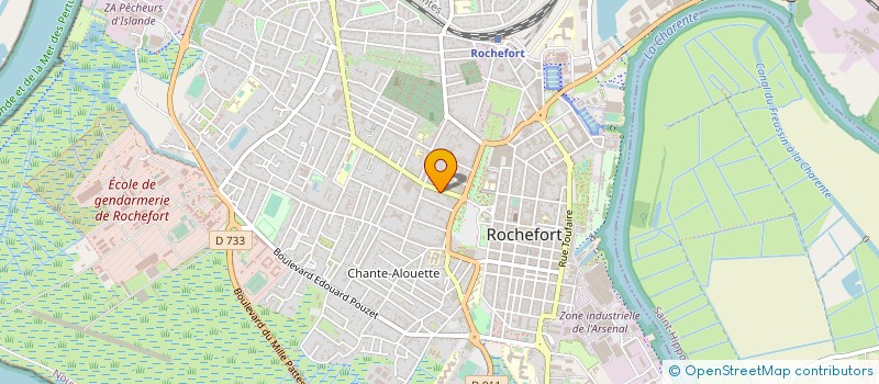 localisation de l'entreprise NADEGE ROUSSEAU PHOTOGRAPHE  ROCHEFORT