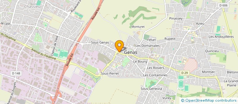 localisation de l'entreprise NADEIS à GENAS