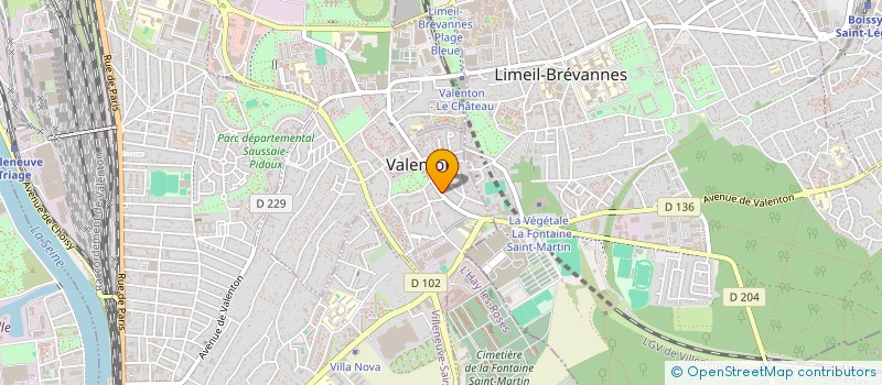 localisation de l'entreprise NADEJ à VALENTON