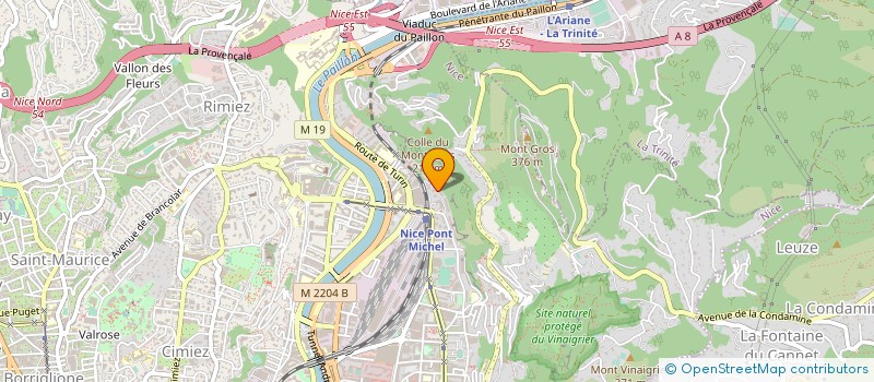 localisation de l'entreprise NADEJDA à NICE
