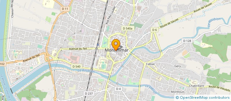localisation de l'entreprise NADEJDA.C à MONTELIMAR