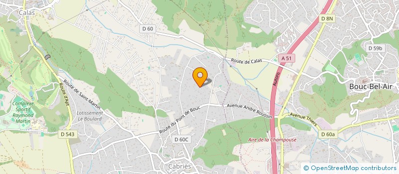 localisation de l'entreprise NADEJE  CABRIES