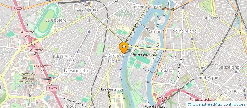 localisation de l'entreprise NADELIMMO à TOULOUSE