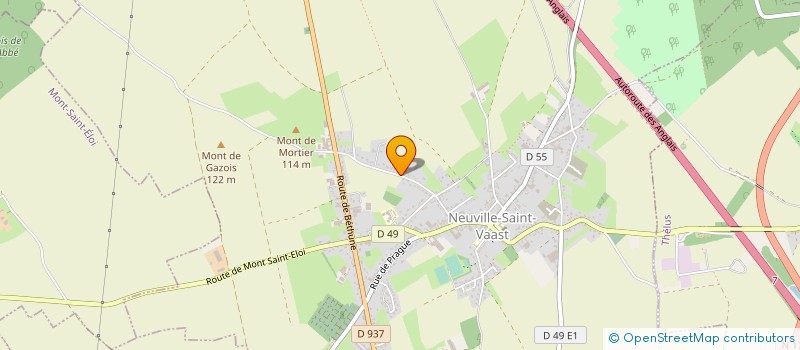 localisation de l'entreprise NADELIS  SAINT-LAURENT-BLANGY