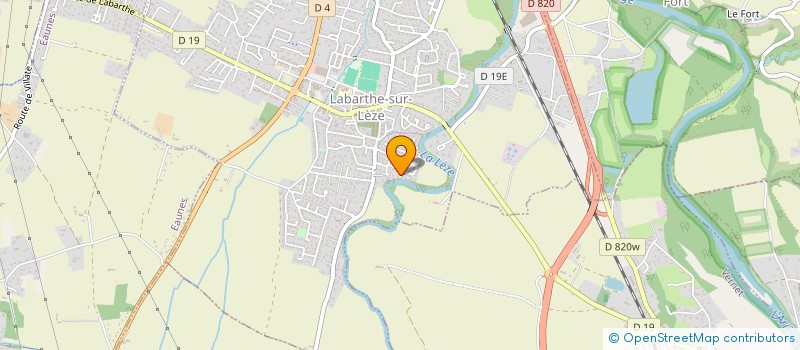 localisation de l'entreprise NADELISE à LABARTHE-SUR-LEZE