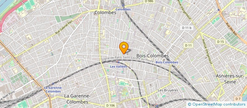 localisation de l'entreprise NADELY à COLOMBES