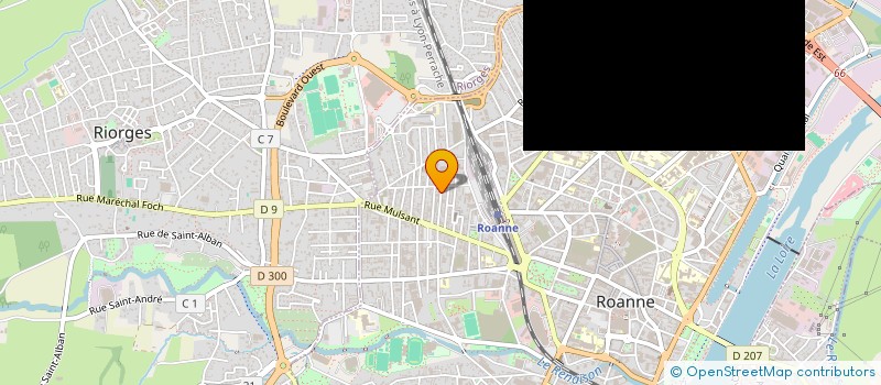 localisation de l'entreprise NADEMLOC  ROANNE