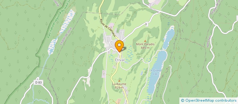 localisation de l'entreprise NADEO COURTAGE ET SERVICES  ETIVAL