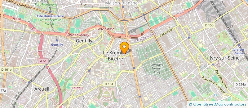 localisation de l'entreprise NADER CONSEIL  LE KREMLIN-BICETRE
