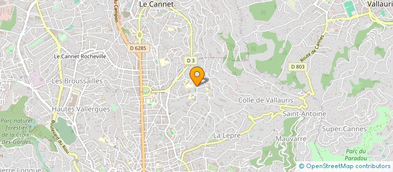localisation de l'entreprise NADEV à CANNES