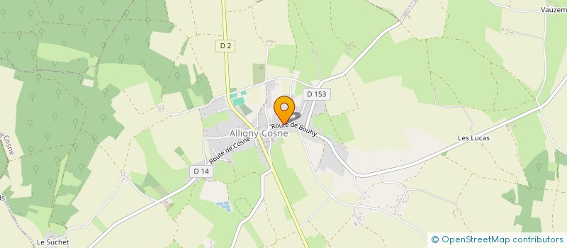 localisation de l'entreprise NADEX RENOVATION à ALLIGNY-COSNE