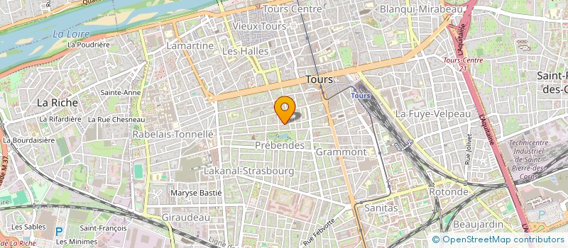 localisation de l'entreprise NADHER  TOURS