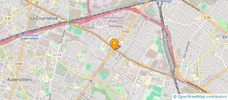 localisation de l'entreprise NADHIF ZARGA NEDHIF à LA COURNEUVE