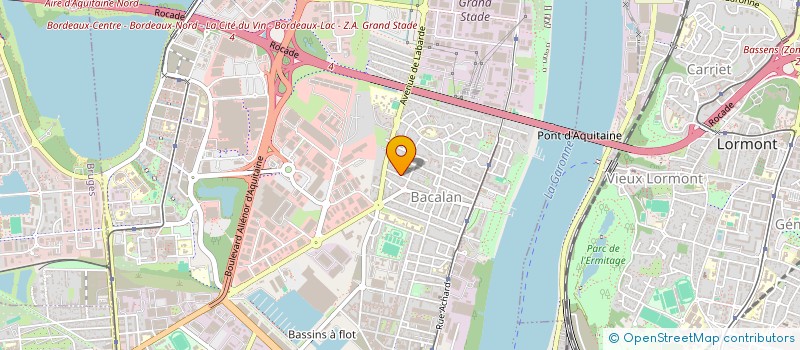 localisation de l'entreprise NADHOTEL  BORDEAUX