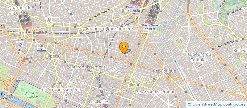 localisation de l'entreprise NADIA BEAUTE  PARIS