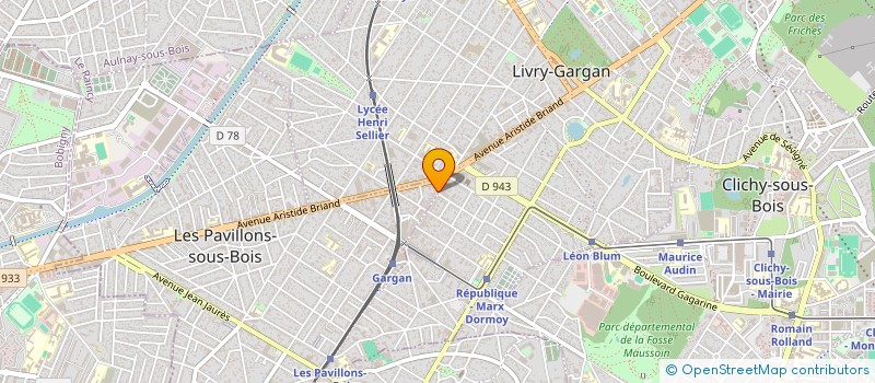 localisation de l'entreprise NADIA BELLA CREATIONS  LES PAVILLONS-SOUS-BOIS