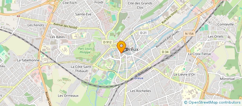 localisation de l'entreprise NADIA CHENTOUF CONSEIL & ASSURANCES à DREUX