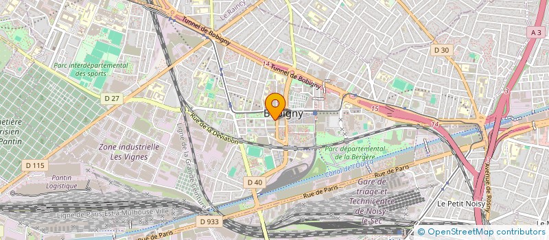 localisation de l'entreprise NADIA DHAOUADI  BOBIGNY