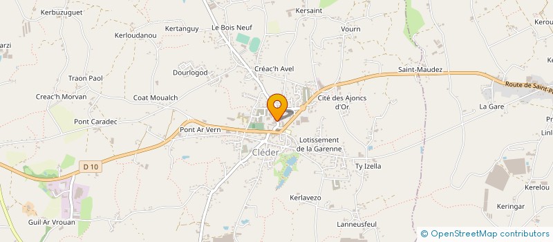 localisation de l'entreprise NADIA ET DAVID ESNAULT  CLEDER