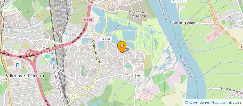 localisation de l'entreprise NADIA SALEH EQUITATION ETHOLOGIQUE  VILLENAVE-D'ORNON