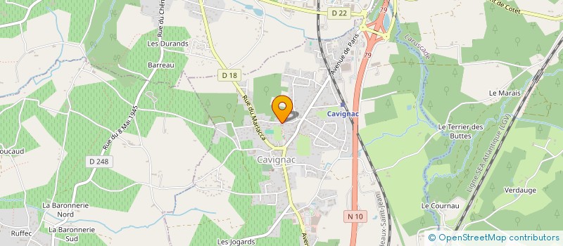localisation de l'entreprise NADIE à CAVIGNAC