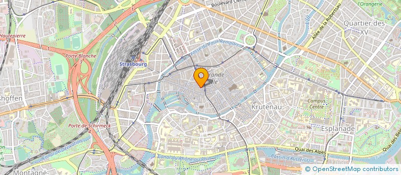 localisation de l'entreprise NADIE SARL à STRASBOURG