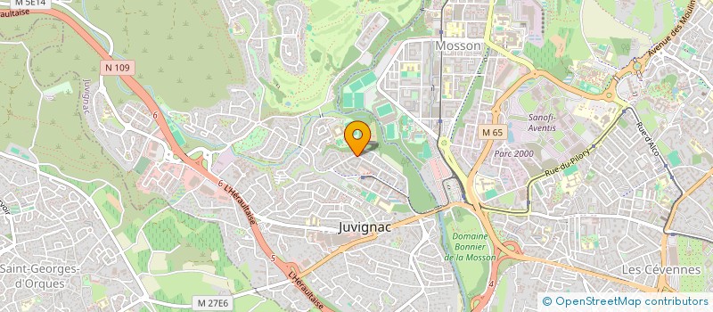 localisation de l'entreprise NADIF PROPRETE  JUVIGNAC
