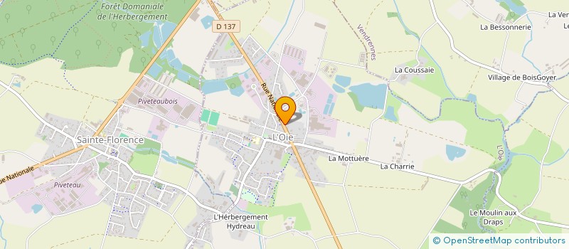 localisation de l'entreprise NADIJE à L' OIE