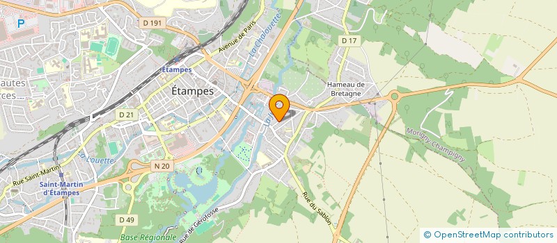 localisation de l'entreprise NADIMMO  ETAMPES