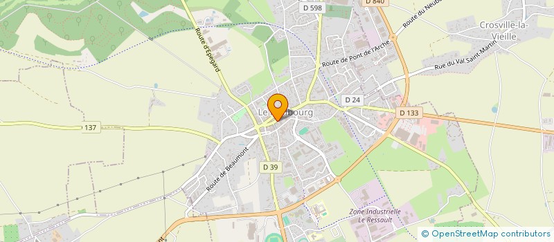 localisation de l'entreprise NADIMMO  LE NEUBOURG