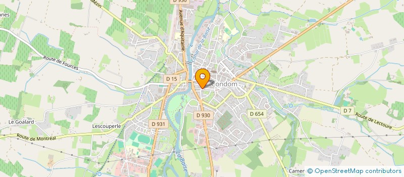 localisation de l'entreprise NADIN  CONDOM