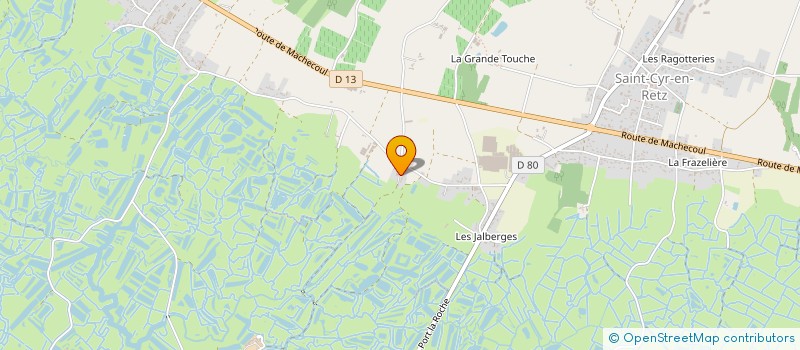 localisation de l'entreprise NADINE FLEURS - LA MAISON DU VEGETAL à VILLENEUVE-EN-RETZ