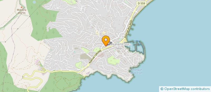 localisation de l'entreprise NADINE INVESTISSEMENT à CAVALAIRE-SUR-MER
