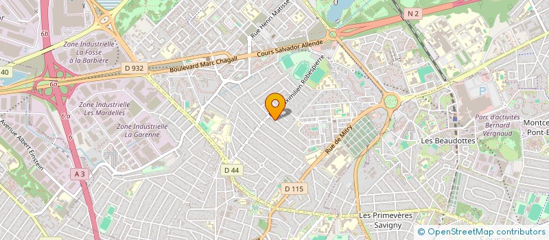 localisation de l'entreprise NADIRA à AULNAY SOUS BOIS