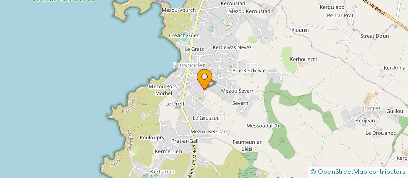 localisation de l'entreprise NADIRAL  PORSPODER