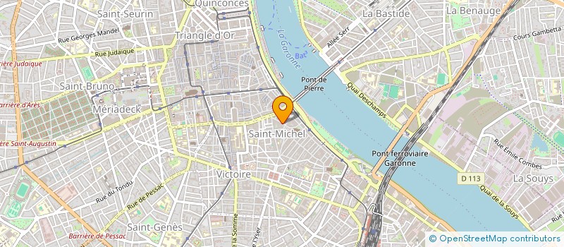 localisation de l'entreprise NADIRE  BORDEAUX