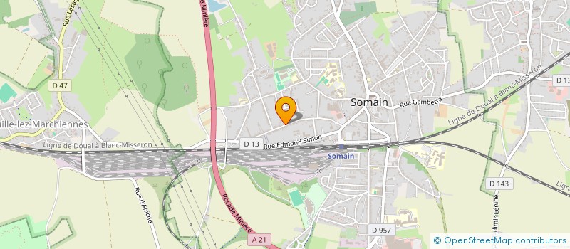 localisation de l'entreprise NADIS  SOMAIN