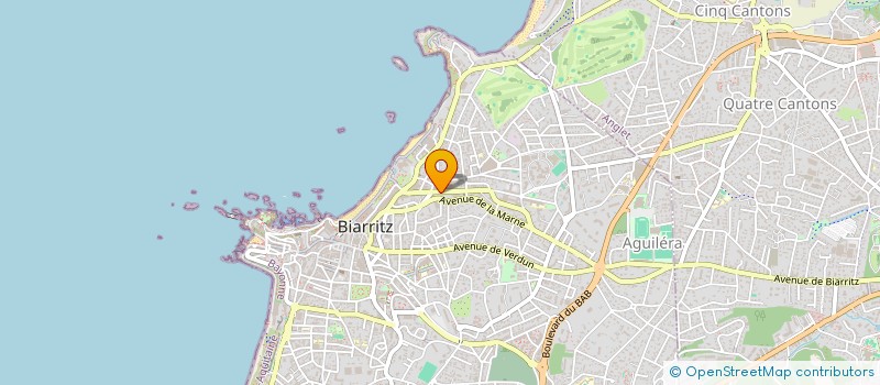 localisation de l'entreprise NADJA NEBAS  BIARRITZ