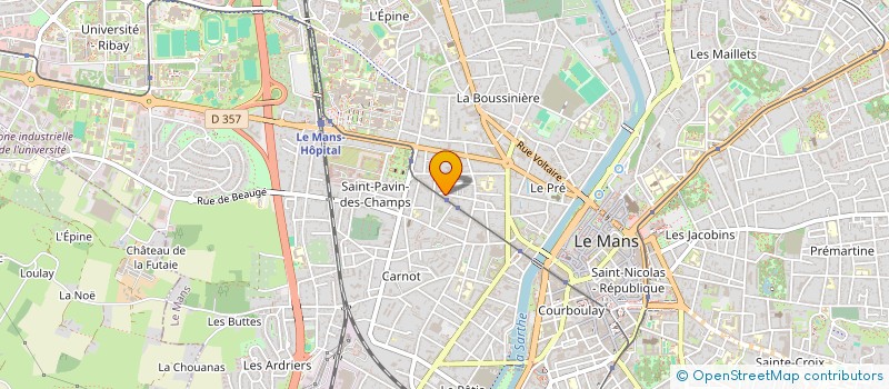 localisation de l'entreprise NADJANOISE  LE MANS