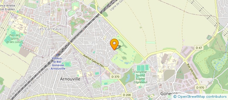 localisation de l'entreprise NADJAR A.  GONESSE