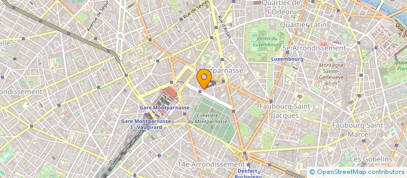 localisation de l'entreprise NADJAR SARL  PARIS
