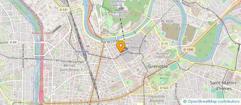 localisation de l'entreprise NADJEAN à GRENOBLE