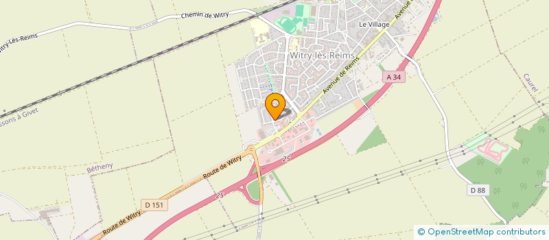 localisation de l'entreprise NADJF  WITRY-LES-REIMS