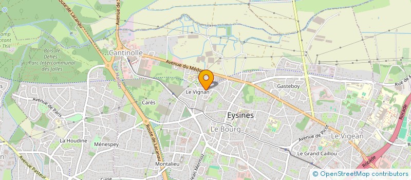 localisation de l'entreprise NADJIDENT  EYSINES